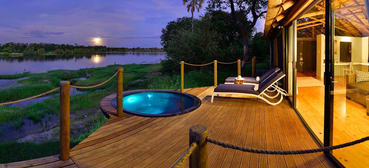 Hotell Victoria Falls River Lodge, Zambezi National Park, Zimbabwe (Zambezi National Park Hotell Victoria Falls River Lodge, Zambezi National Park, Zimbabwe (Zambezi National Park